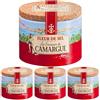 Le Saunier de Camargue Fleur de Sel Sale Marino, 124,7g (Confezione da 4)