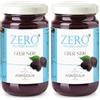 Agrisicilia zero% zuccheri gelsi neri con poche calorie, vasetto da 240 grammi ottima per colazione e merenda (Confezione da 2)