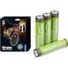 Die drei I Tre ??? Spia Uditiva, Gadget Detective, 8+ Anni, & Batterie AAA Ricaricabili Amazon Basics 4 pz, 850mAh