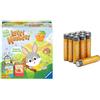 Ravensburger Mio Primo Lotti Karotti, 18+ mesi, & Batterie AAA Alcaline Amazon Basics 12 pz, 10 anni