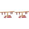 WISSNER® Aktiv lernen - Scala dei Numeri e aritmetica - RE-Wood® (Confezione da 2)