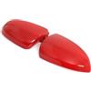 PIUGILH Copertura per specchietto retrovisore esterno per Mercedes Benz Smart 451 2009 - 2015, tappo per specchietto retrovisore esterno Benz Smart Outdoor Trim accessori, tappo retrovisore (rosso)