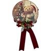 MADAME FIOCCÒ Tamburello Teddy Cuore Di Coccole 18 Cm