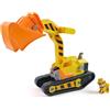 Rubble & Crew, Bulldozer di Rubble, con Attrezzi Rimovibili, Veicolo Giocattolo con Personaggio, Giocattoli di Paw Patrol per Bambini e Bambine, 3+ Anni