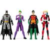 DC Comics Batman - Set di 4 statuette da 30 cm, composto da Batman, Robin, Copperhead e Talon