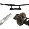 ACACIA MEDIOEVO Katana non affilata in acciaio replica "L'ultimo Samurai" - con supporto da tavolo - SK150.55