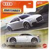 Hot Wheels Matchbox - 2019 Audi TT RS Coupé - MBX Road Trip 53/125 - JBR61 - Short Card - Argento metallizzato - Superfast Lesney - Mattel 20255 - 1:64