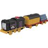 THOMAS & FRIENDS Treno giocattolo diesel parlante con suoni e frasi, versione inglese inglese, motore motorizzato a batteria con tender, HNN85