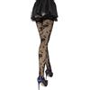 JUST BEAUTY TOUCH Calze autoreggenti con motivo rosa con pizzo top Stay Ups 20 denari, Nero , M-L