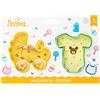 Decora 0255205 Set 2 Tagliapasta Body e Carrozzina, Plastica