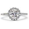 Michooyel Anello di fidanzamento con Moissanite da 1,0 ct Anello in argento sterling 925 con fede nuziale con diamanti Circondato da gioielli D Color VVS Clarity Moissanite per donne Regolabili