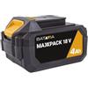 BATAVIA 7062518 batteria agli ioni di litio 18 V 4.0 AH, 36 W