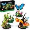 LEGO Ideas The Insect Collection, regalo divertente per gli amanti della natura, con farfalla Morpho blu a grandezza naturale, scarabeo di Ercole e mantide cinese, set per la costruzione di insetti e