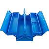 BGS 33001 | Cassetta porta attrezzi in metallo | vuoto | 420 x 200 x 150 mm | 3 vani