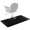 VEVOR Tappetino da Salone per Parrucchieri 1525 x 910 mm Tappetino da Salone Rettangolare, 13 mm di Spessore, con Taglio Rotondo, Bordi Smussati Anti-Inciampo e Fondo Antiscivolo, Nero Opaco