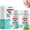 MagiSel Compresse Di Dentifricio 60Pcs, Pastiglie Dentifricio Compresse Masticabili Del Collutorio, Riparazione Dello Smalto Alito Fresco, Sbianca i denti e riduce al minimo l'ingiallimento
