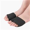 TopHomer 1 cuscinetto in gel nero per avampiede, metatarso, per alluce valgo, morton, vesciche, neuroma, callo, supporta metatarsalgia, sollievo dal dolore, S