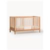 Nobodinoz Lettino per bambini regolabile in altezza in legno di quercia Latitude, 70 x 140 cm -