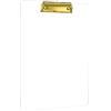 MSDADA 1 Pezzi Cartellina Portadocumenti A4 con Pinza, MSDADA Tavoletta Portablocco, Clipboard Trasparente, Utilizzata per Scuola, Eventi Domestici, Amanti Dell'arte, Ufficio e Seminari(Oro)