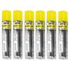 Pentel Mine di ricambio per matite automatiche e meccaniche super polimeriche (confezione da 6, 0,9 mm HB)