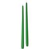 Cereria Di Giorgio - Confezione da 6 Candele Coniche - Colore Verde - Diametro 2,2 cm Altezza 40 cm - Durata 14 ore - Standard per Candelabri
