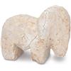 Honsell 79424 Elefante grezzo, statuetta prefabbricata in pietra ollare, circa 10 cm di altezza, per lavorare con raspa e lima, ideale anche per bambini, colorato.