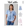 Mc Call MCCALLS M8557BB - Cartamodello per top da donna e da donna, taglie 50-52-54-56-58
