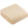 furn. Coperta in pile Harrow - Coperta in flanella leggera morbida e setosa per letto o divano (Naturale - 140x180cm)