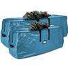 Hearth & Harbor Scatola portaoggetti impermeabile per albero di Natale, realizzata in materiale plastico PE, blu, 2,3 m - 2,7 m