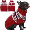 IECOii Maglione per Cani di Taglia Media e Piccola, Taglia M