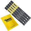 SabreCut 5 x SabreCut SCTX4089_5 89 mm T40 TX40 Set di punte per cacciavite a impatto magnetico Torx Heavy Duty compatibile con Dewalt Milwaukee Bosch Makita e altro