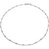 LA TRIADE STUDIO® COLLANA A SFERE IN ARGENTO 925 - DESIGN GLAMOUR E TOCCO CHIC IN TRE SEDUCENTI FINITURE.