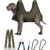 Kkiimatt Amaca 10 in 1 con tagliaunghie/tagliaunghie, pettine, borsa traspirante per cani, per tagliare e tagliare le unghie