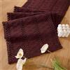 Miuyunya Runner Tavola Moderno, Borgogna Retrò Bohémien Centrino Rettangolare Cotone Lino Lavabile Macramè Runner da Tavolo Decorazione per Cucina Festa Compleanno 30 x 140 Vino Rosso