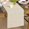 Artoid Mode Runner da tavolo beige isolante termico in PVC 30x183 cm, lavabile, anti-sporco, per cucina, decorazione da tavolo, decorazione per feste e vacanze