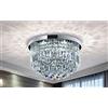 BESTIER Moderno cristallo trasparente goccia di pioggia lampadario illuminazione a incasso LED plafoniera lampada per sala da pranzo bagno camera da letto soggiorno E14 lampadine richieste