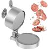 Hydrogarden Pressa per Hamburger, Lega di Alluminio Stampo per Hamburger, Regolabile Burger Press, Anti-Aderente Burger Maker, Perfetto per Grill, BBQ, Feste