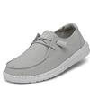 HEYDUDE Hey Dude Wendy Slub Canvas, Mocassini Donna, Light Grey, 41 EU