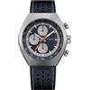 Timex Legacy TW2W93500 - Orologio al quarzo da uomo, 42 mm, cinturino in pelle blu con quadrante blu e cassa in acciaio inox
