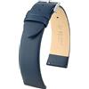 HIRSCH H HIRSCH Bracciale Toronto M - pelle di vitello italiana - classico/elegante - donna/uomo - blu - 12 mm