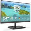 Philips 241E1SC 24 Monitor Curvo AMD Freesync 75 Hz LED VA FHD, 4ms, 3 Side Frameless, Low Blue Mode, Flicker Free, HDMI, VGA, VESA, Nero