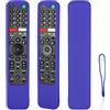 CTRLBETTER Custodia Telecomando in Silicone Compatibile Con Sony RMF-TX500E RMF-TX520U RMF-TX600E RMF-TX500U RMF-TX520E RMF-TX621E TV Telecomando Copertura Protettiva Antiurto Con un Cordino(Blu)
