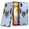 Max Power Digital Cover per Samsung Galaxy A04 con Anello Custodia Supporto Magnetica Rigida Resistente Antiurto Doppio Strato Protettiva Calamita Bumper Case (Samsung Galaxy A04, Blu Navy)