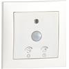 VEMER VE791101 SENS IR DUO-INT - Rilevatore di Movimento Crepuscolare da Interno, Sensore di Movimento a Infrarossi, Installazione su Scatola da Incasso Tonda 2 Moduli, Bianco