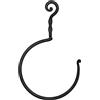 RTZEN Matte Black Hand Towel Ring - Wrought Iron Product for Bathroom - Decorative Hand Towel Holder for Kitchen - Farmhouse Home Decor Accessories