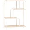 5 five simply smart Consolle 4 Ripiani cm.76x27 h.101 colore Beige