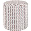 Generico Pouf Ciniglia Sky Lounge Beige Diametro 35 cm