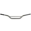 Accossato Manubrio in acciaio per moto/motocross/enduro, piega bassa, 22 mm di diametro-Silver