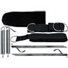 Overpassing Kit di Fissaggio per Tendalini, Cinghie per Tendalini Ad Alta Resistenza, Kit di Molle A Punta, Fissaggi Resistenti alle Intemperie, Accessori per Tende da Campeggio per Camper/Roulotte
