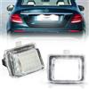 POPMOTORZ LED Luci Targa, 2 Pezzi Luce Targa a LED 18 LEDs 2835 SMD con Canbus Sesign Senza Errori 6000k Xenon Bianco per Mercedes Benz C-CLASS W204 C204 S204 E-CLASS W212 C207 S212 S-CLASS W221